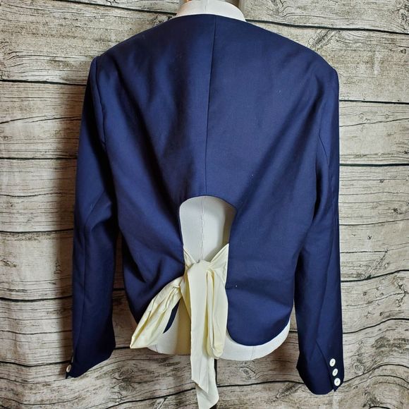 Dowara Comfortable Navy Blazer Size Large NWT - Picture 5 of 11